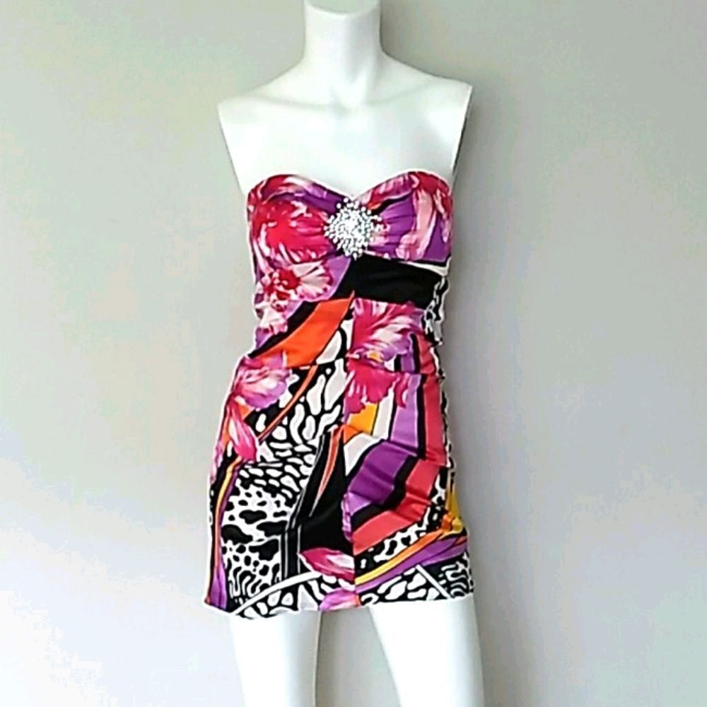 Cache Strapless Prom/Cocktail Dress.Size 2